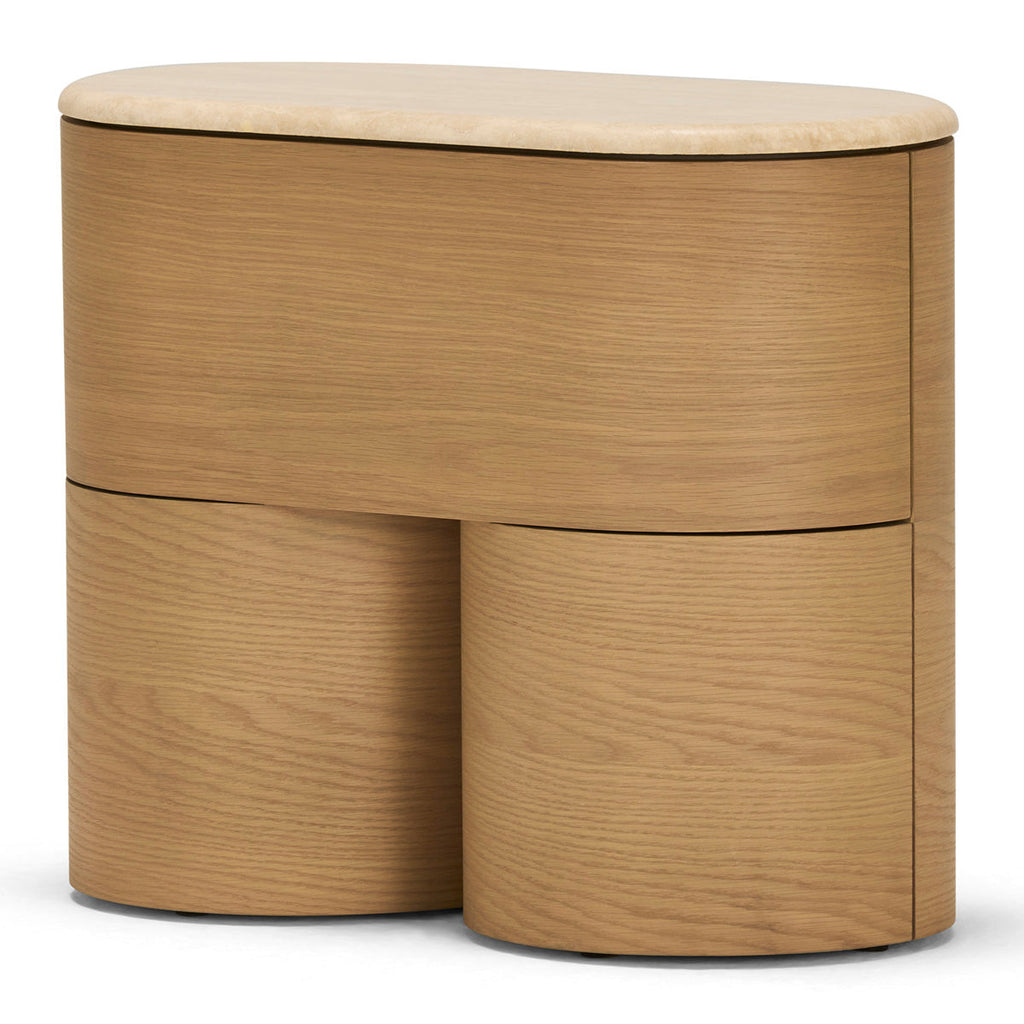 Fin Bedside Table