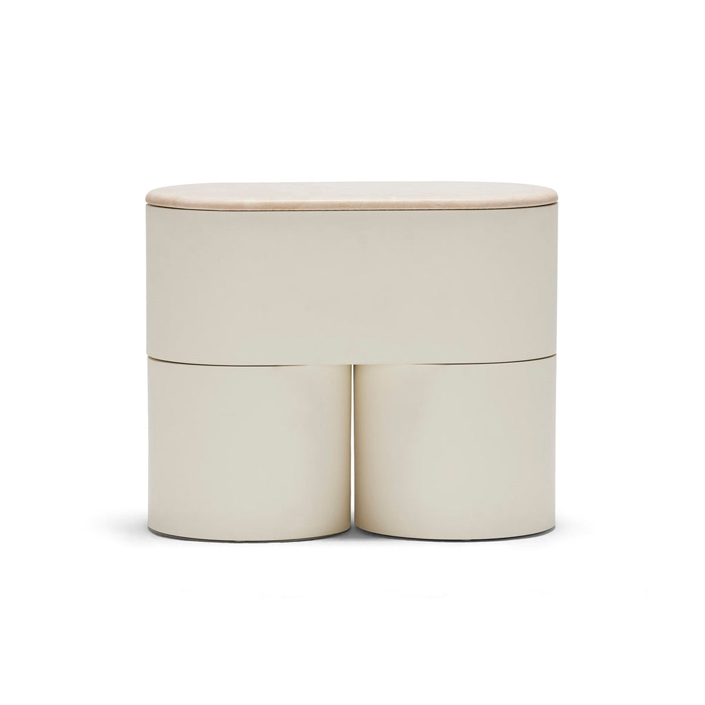 Fin Bedside Table