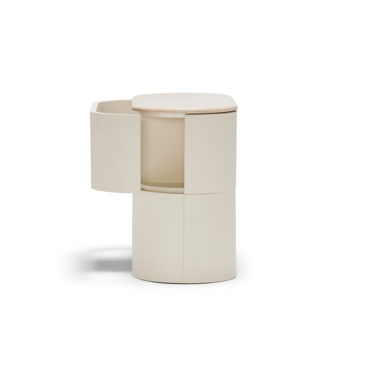 Fin Bedside Table
