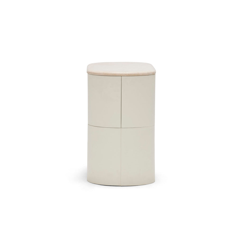 Fin Bedside Table