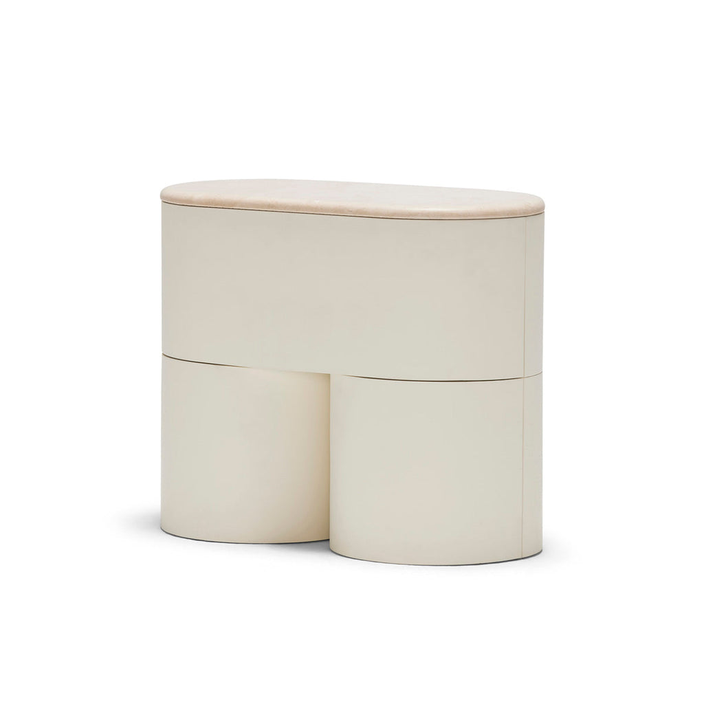 Fin Bedside Table