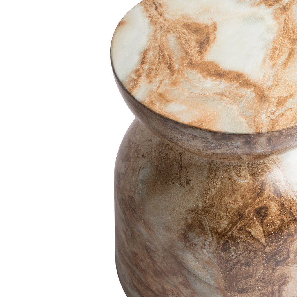 Santino Side Table (Marble Finish)